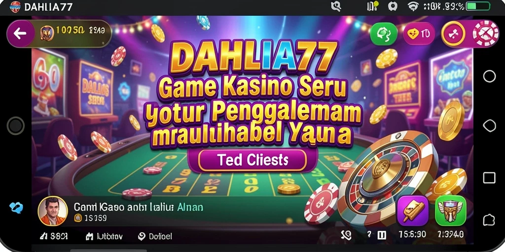 Tampilan gameplay DAHLIA77 yang menarik dengan berbagai pilihan permainan Kasino.