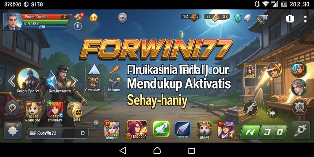 Screenshot utama FORWIN77 menampilkan antarmuka aplikasi yang intuitif dan beragam fitur Utility.