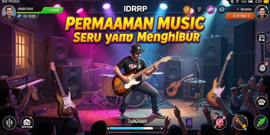 Tampilan gameplay IDRRP yang penuh warna dan interaktif.