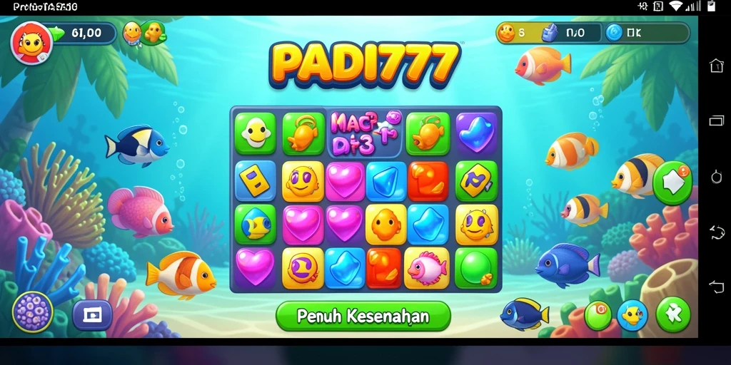 Tampilan gameplay PADI777 yang seru dan menantang.