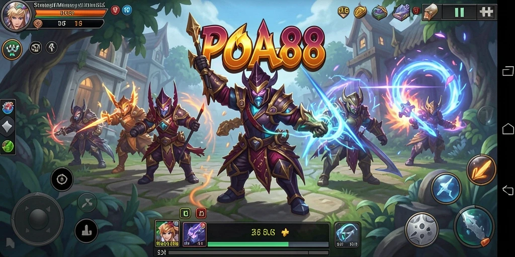 Tampilan epik dari gameplay SLG POA88 yang menegangkan.