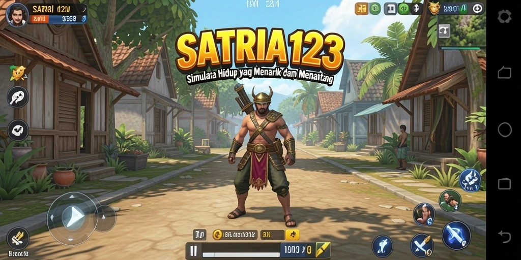 Tampilan gameplay SATRIA123 yang menarik dan interaktif.