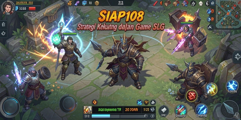 Tampilan menarik dari gameplay strategi SIAP108.