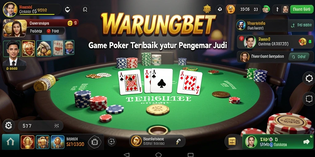 Screenshot gameplay poker yang menarik di WARUNGBET.